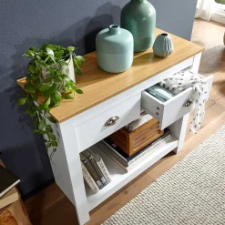 Wohnen Telefontische*Modern Country Konsolentisch mit Schubladen - Intora