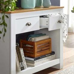 Wohnen Telefontische*Modern Country Konsolentisch mit Schubladen - Intora