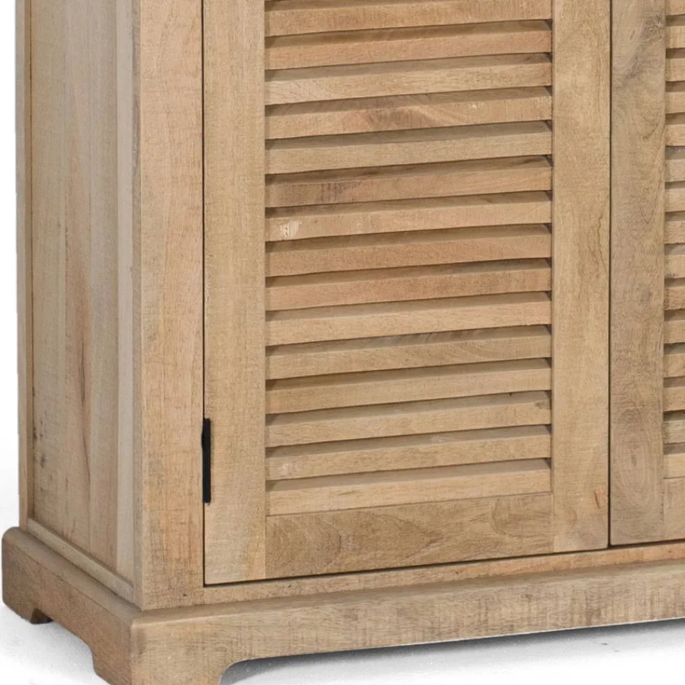 Wohnen Garderobenschränke*Modern Country Schrank mit Lamellentüren - Muray