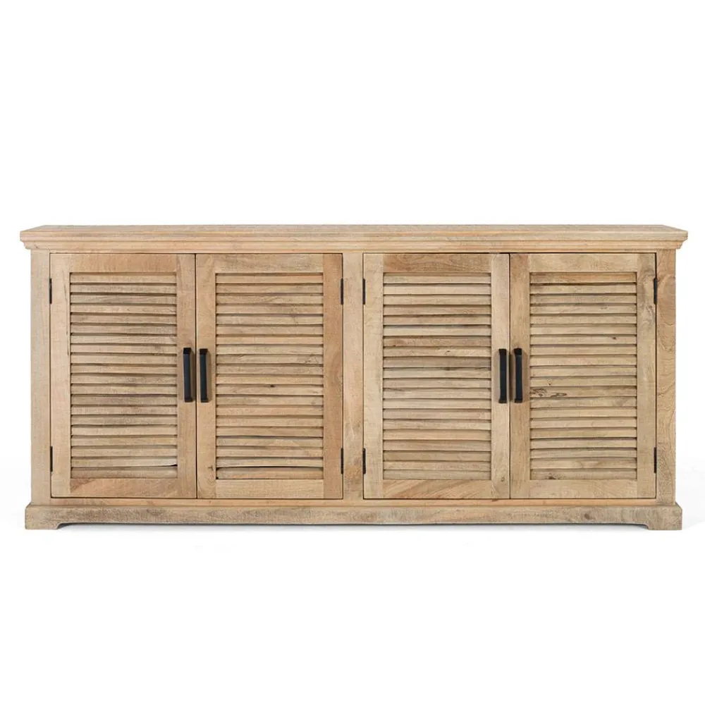 Wohnen Modern Country Sideboard mit Lamellentüren - Muray