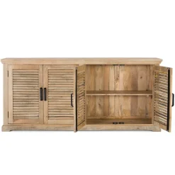 Wohnen Modern Country Sideboard mit Lamellentüren - Muray