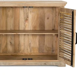 Wohnen Modern Country Sideboard mit Lamellentüren - Muray