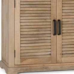 Wohnen Modern Country Sideboard mit Lamellentüren - Muray