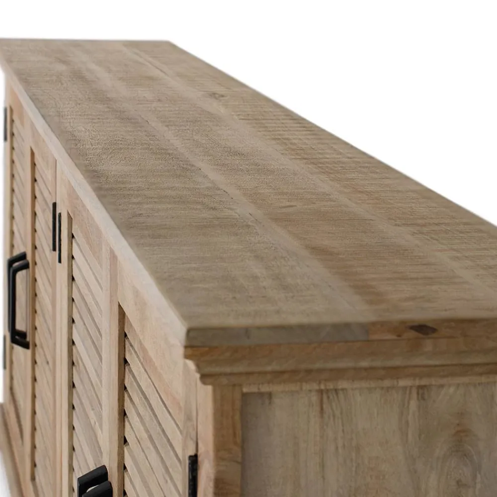 Wohnen Modern Country Sideboard mit Lamellentüren - Muray