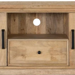 Wohnen Modern Country TV Board mit Lamellentüren - Muray