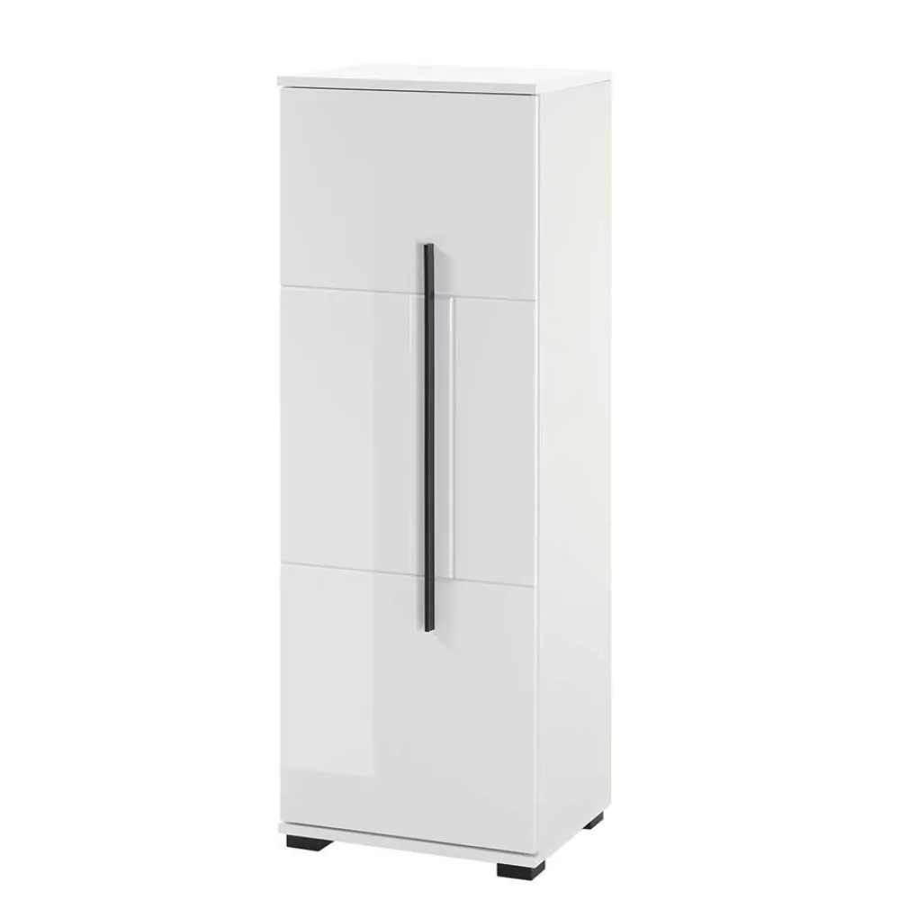 Wohnen Weiße Möbel|Glasmöbel*Moderne Badmöbel im Set - Ingmesan (vierteilig)