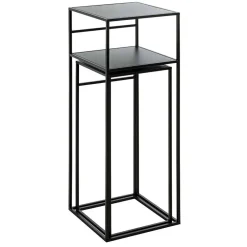 Wohnen Moderne Blumensäulen in Schwarz - Foahala (zweiteilig)