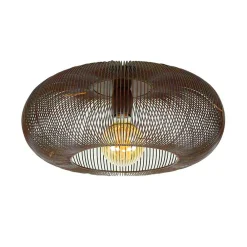 Wohnen Moderne Deckenleuchte in Bronzefarben - Praguera