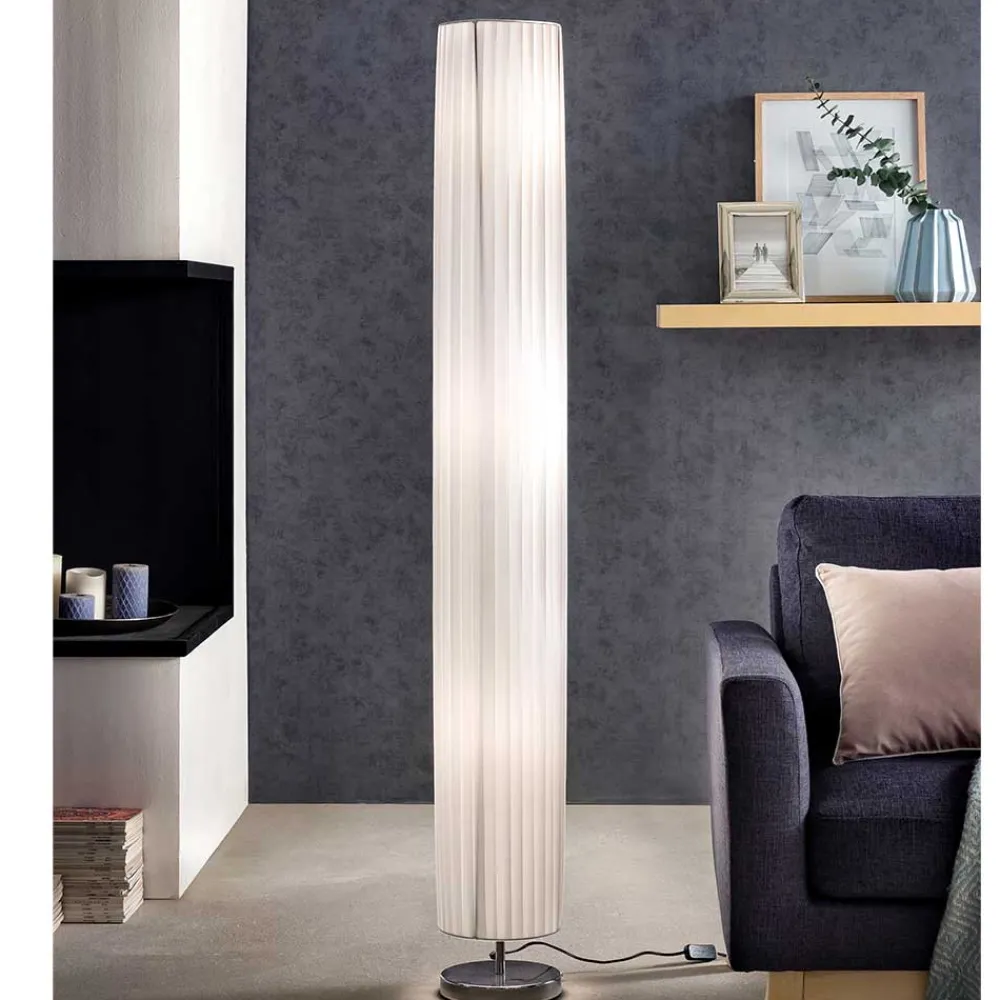 Wohnen Moderne Design-Stehlampe in Rund 15x160x15 - Nucina