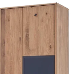 Wohnen Esszimmer-Vitrinen*Moderne Echtholz Vitrine aus Eiche Massivholz - Assela