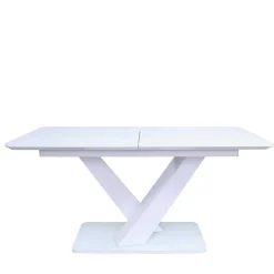 Wohnen Küchen-Essgruppen|Esszimmer Komplett*Moderne Esszimmer Gruppe in Weiß - Colosses (fünfteilig)