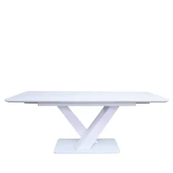 Wohnen Küchen-Essgruppen|Esszimmer Komplett*Moderne Esszimmer Gruppe in Weiß - Colosses (fünfteilig)