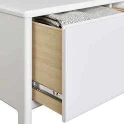 Wohnen Moderne Garderobenmöbel aus Holz in Weiß - Oranias (dreiteilig)