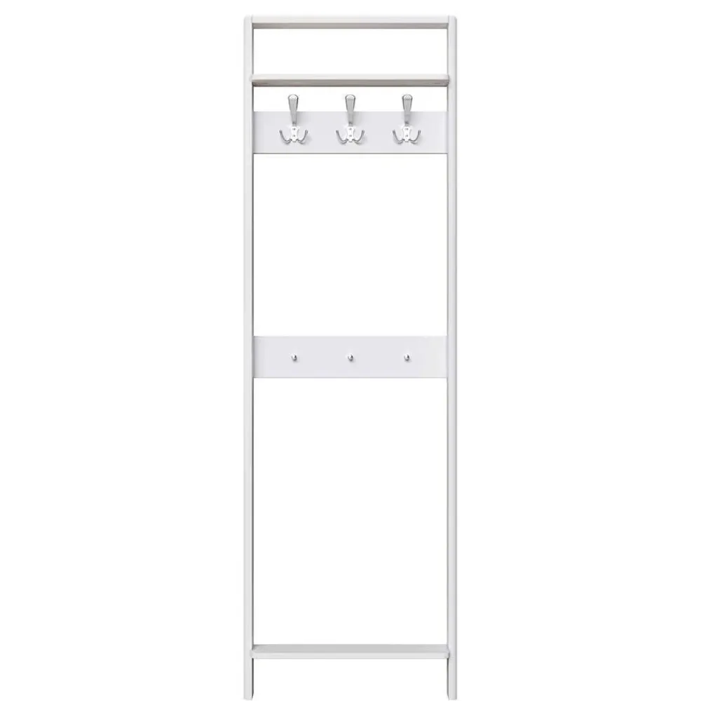 Wohnen Moderne Garderobenmöbel aus Holz in Weiß - Oranias (dreiteilig)