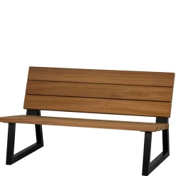 Wohnen Metall-Gartenmöbel|Küchenbänke*Moderne Gartenbank aus Abachi Holz - Liz
