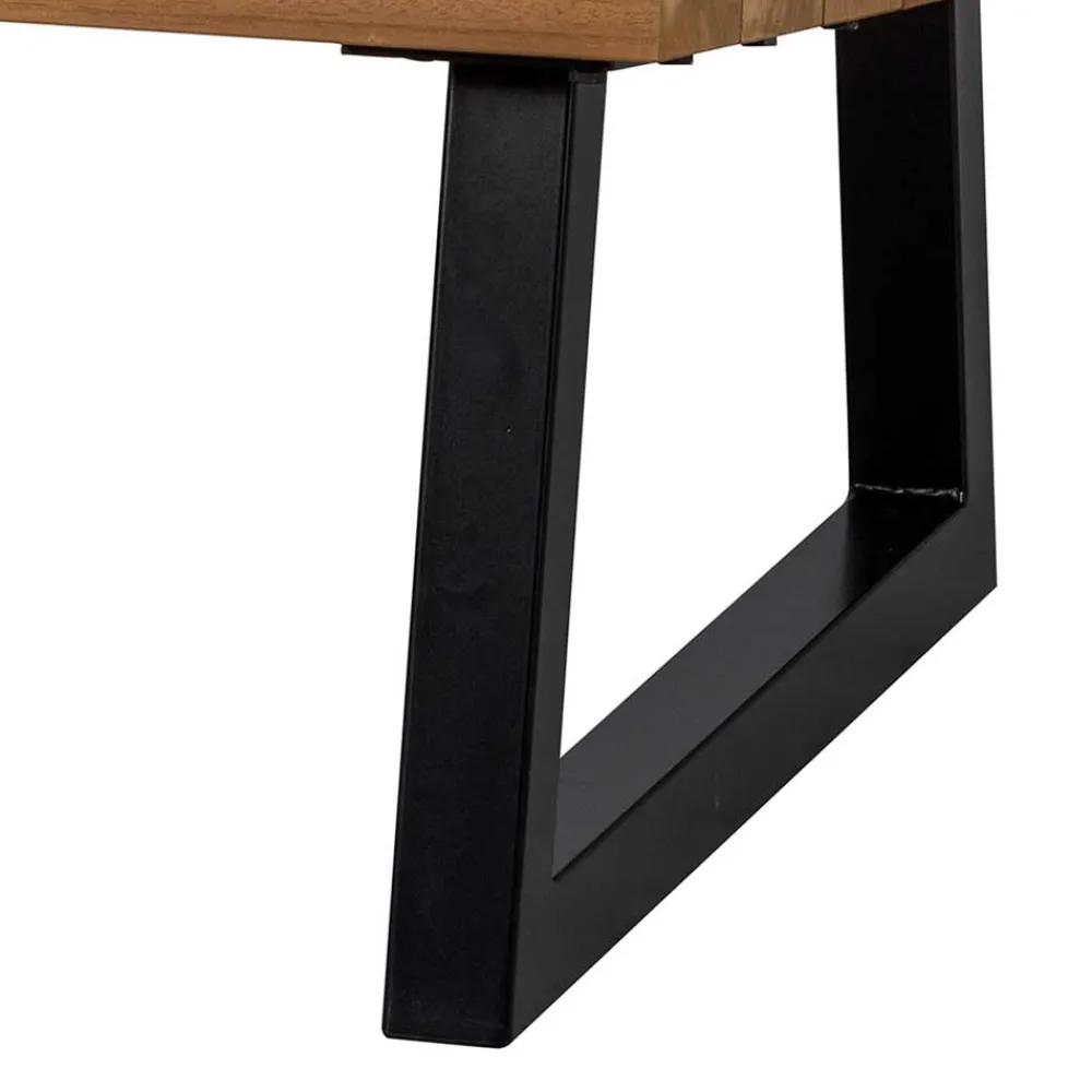 Wohnen Metall-Gartenmöbel|Küchenbänke*Moderne Gartenbank aus Abachi Holz - Liz