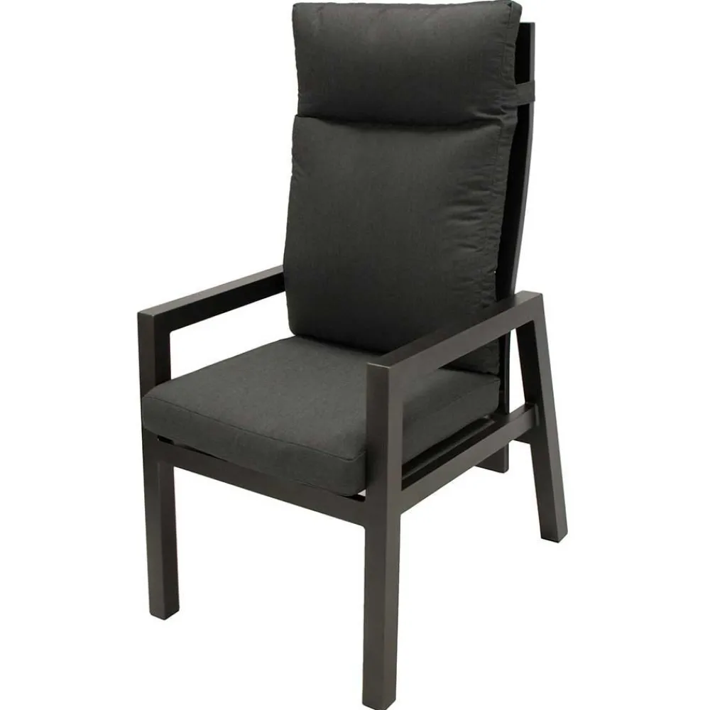 Wohnen Metall-Gartenmöbel*Moderne Gartenstühle aus Aluminium - Ashly (2er Set)