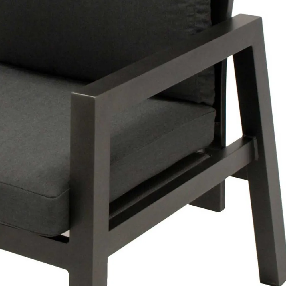 Wohnen Metall-Gartenmöbel*Moderne Gartenstühle aus Aluminium - Ashly (2er Set)