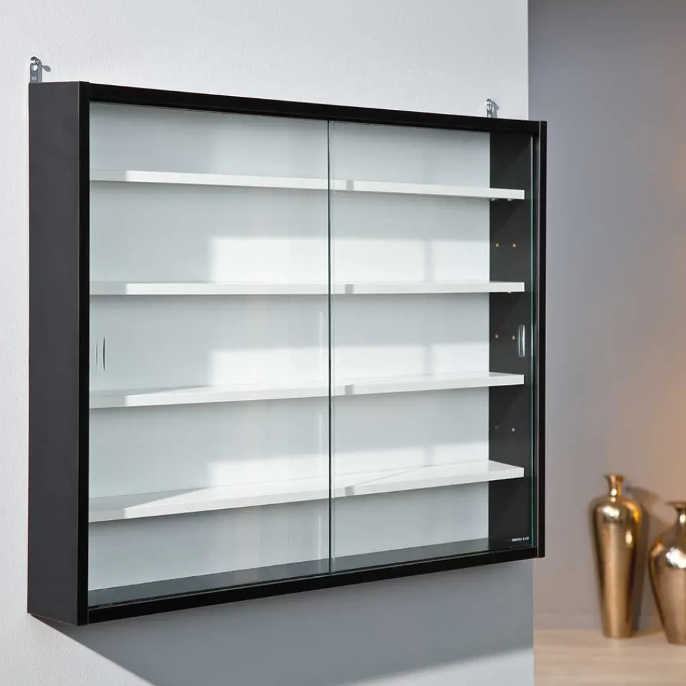 Wohnen Moderne Hängevitrine für Sammlungen 80x60x10 - Lovro