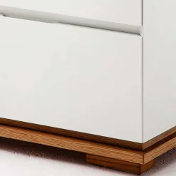 Wohnen Moderne Hochkommode in Weiß - Vangels