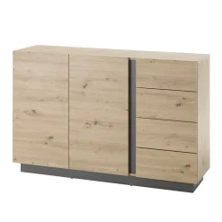 Wohnen Sideboards & Kommoden|Sideboards & Kommoden*Moderne Kombi-Kommode 138 cm breit - Lairian