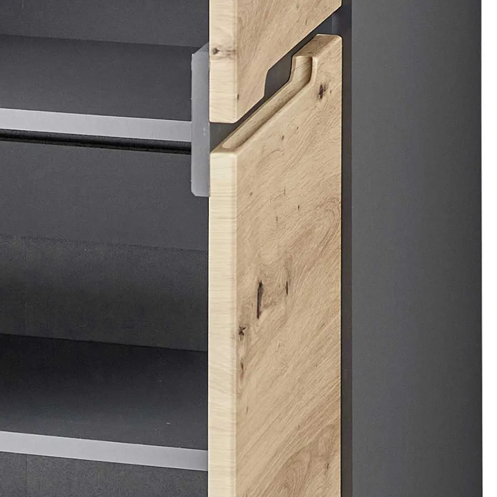 Wohnen Moderne Kombikommode in Wildeiche NB - Kuetra