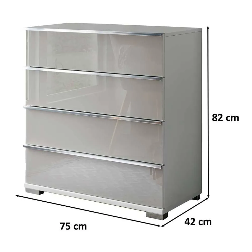 Wohnen Moderne Kommode 75 cm breit - Pascan