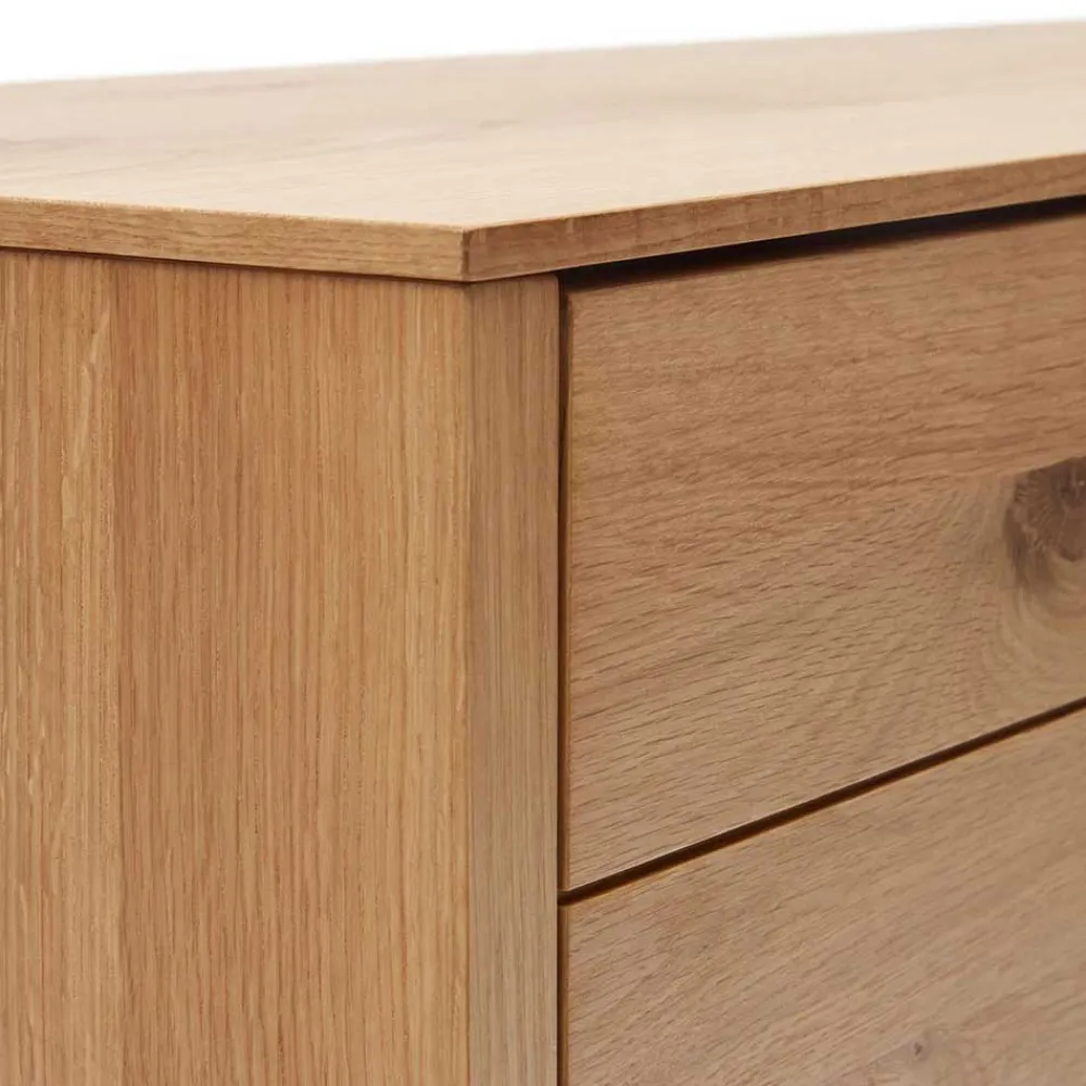 Wohnen Moderne Kommode mit drei Schubladen und Fach - Algaro