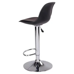 Wohnen Moderne Kunstleder Barstühle in Schwarz - Ekino (2er Set)