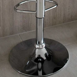 Wohnen Moderne Kunstleder Barstühle in Schwarz - Ekino (2er Set)