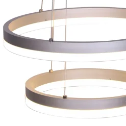 Wohnen Lampen & Leuchten*Moderne LED Hängeleuchte im Ring Design - Amure