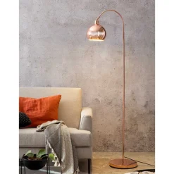 Wohnen Lampen & Leuchten*Moderne Retro Stehleuchte in Kupferfarben - Cantinar
