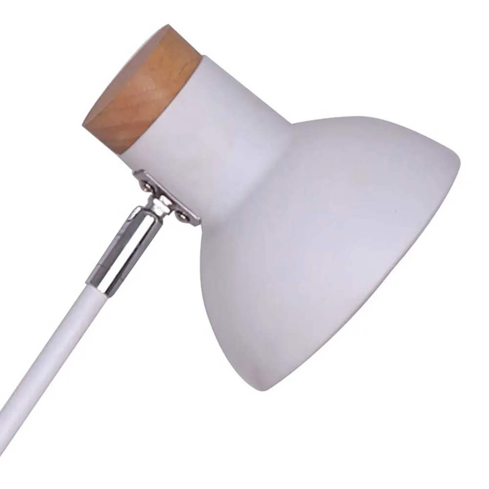 Wohnen Lampen & Leuchten*Moderne Schreibtischlampe aus Metall in Weiß - Miss X