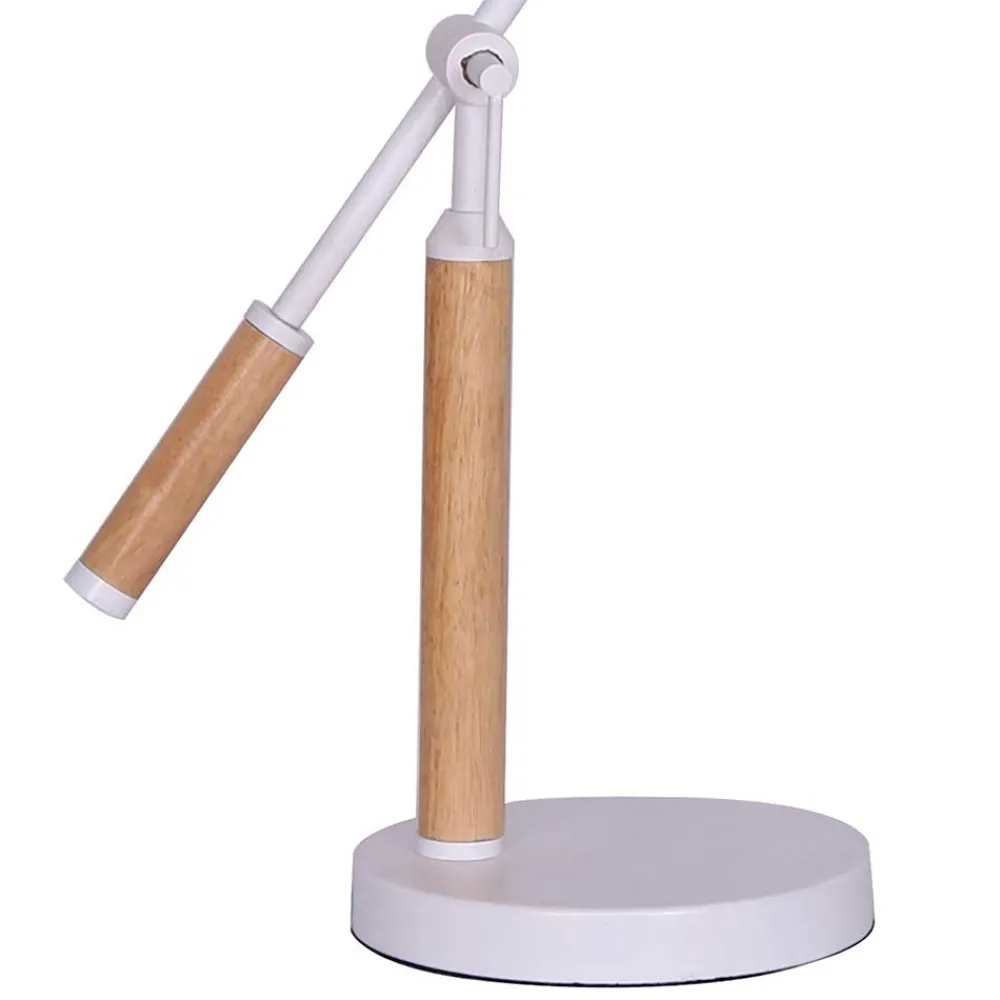 Wohnen Lampen & Leuchten*Moderne Schreibtischlampe aus Metall in Weiß - Miss X