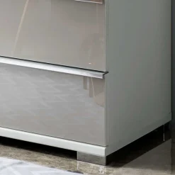 Wohnen Moderne Schubladen-Kommode mit Glas Front - Nucina