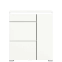 Wohnen Schuhschränke*Moderne Schuh-Kombikommode in Weiß - Dany