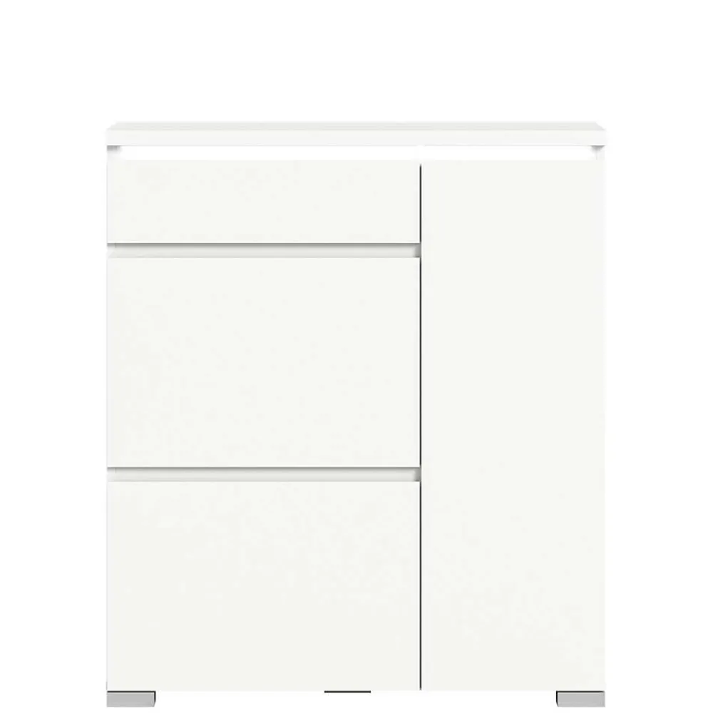 Wohnen Schuhschränke*Moderne Schuh-Kombikommode in Weiß - Dany