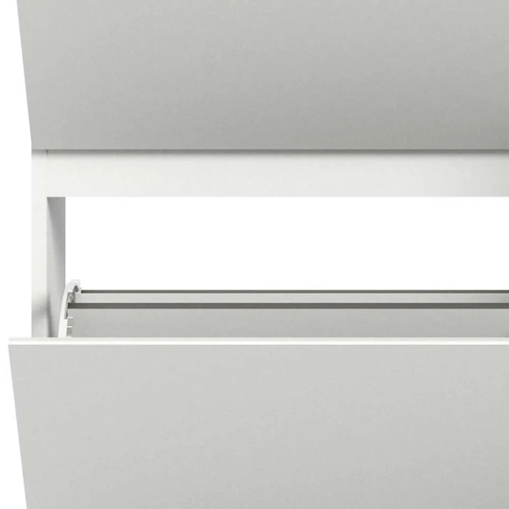 Wohnen Schuhschränke*Moderne Schuh-Kombikommode in Weiß - Dany