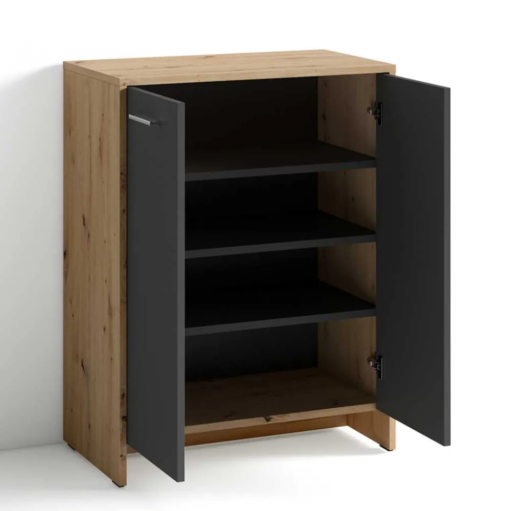 Wohnen Schuhschränke*Moderne Schuhkommode zweifarbig - Ungaran