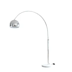 Wohnen Lampen & Leuchten*Moderne Stehlampe Bogenleuchte in Chrom - Ina