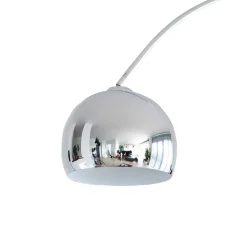 Wohnen Lampen & Leuchten*Moderne Stehlampe Bogenleuchte in Chrom - Ina