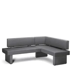 Wohnen Moderne Stoff Eckbank in Grau - Classimo