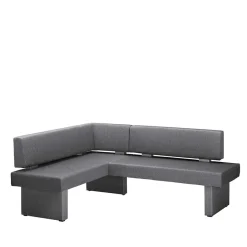 Wohnen Moderne Stoff Eckbank in Grau - Classimo