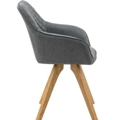 Wohnen Skandinavische Möbel*Moderne Tischgruppe mit Armlehnstühlen - Glamoure (fünfteilig)