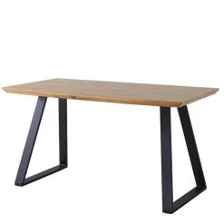 Wohnen Moderne Tischgruppe mit vier Stühlen - Rubina (fünfteilig)