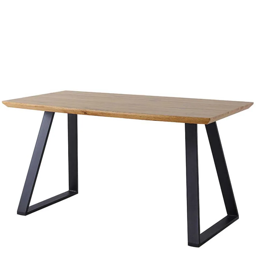 Wohnen Moderne Tischgruppe mit vier Stühlen - Rubina (fünfteilig)