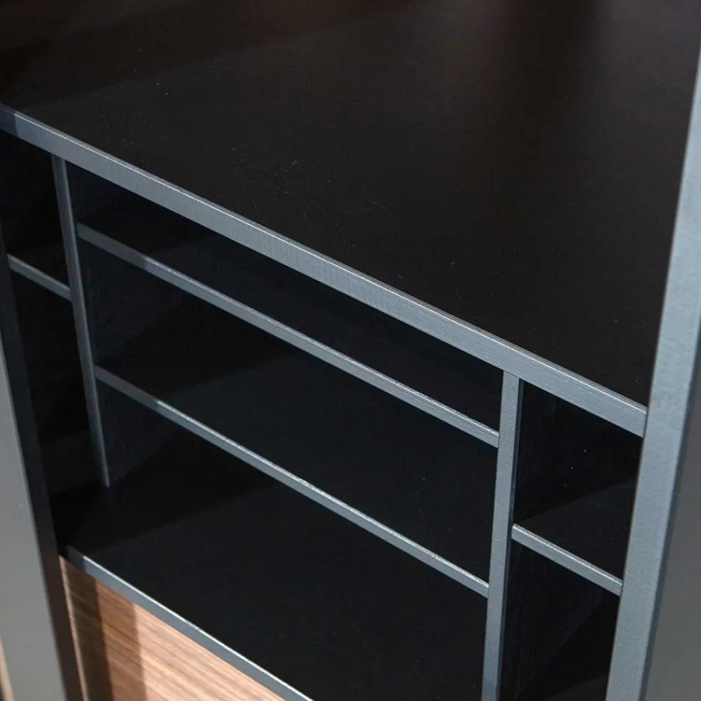 Wohnen Vitrinen|Wohnzimmer-Vitrinen*Moderne Vitrine mit Glas Schiebetüren - Susanne