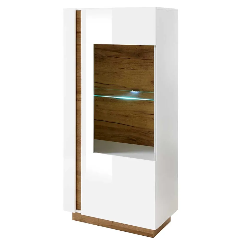 Wohnen Moderne Vitrine 72x154x40 cm - Myrda