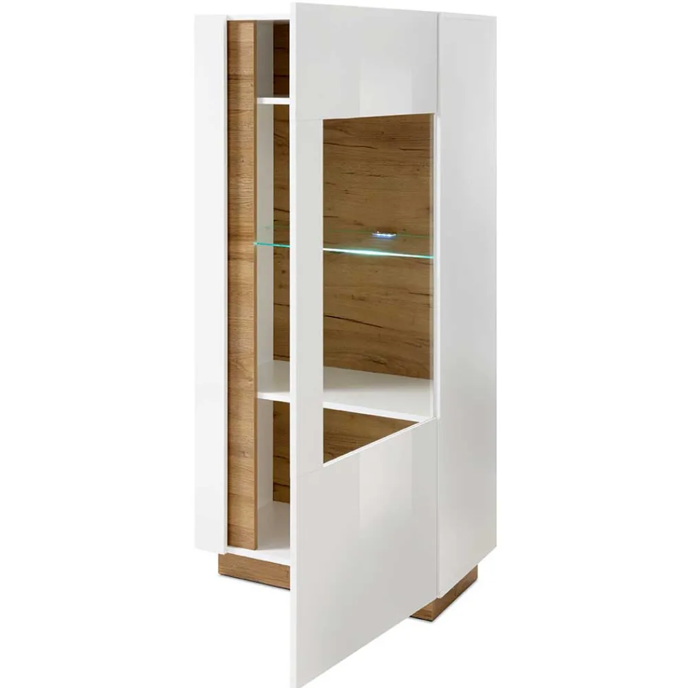 Wohnen Moderne Vitrine 72x154x40 cm - Myrda