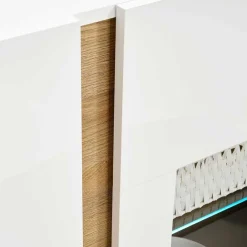 Wohnen Moderne Vitrine 72x154x40 cm - Myrda